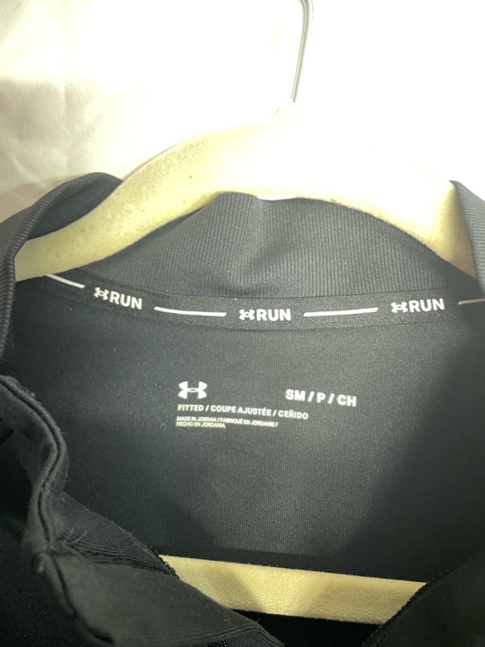 Under Armour Black Hoodie with Pink Trim and Drawstrings - Picture 4 of 4